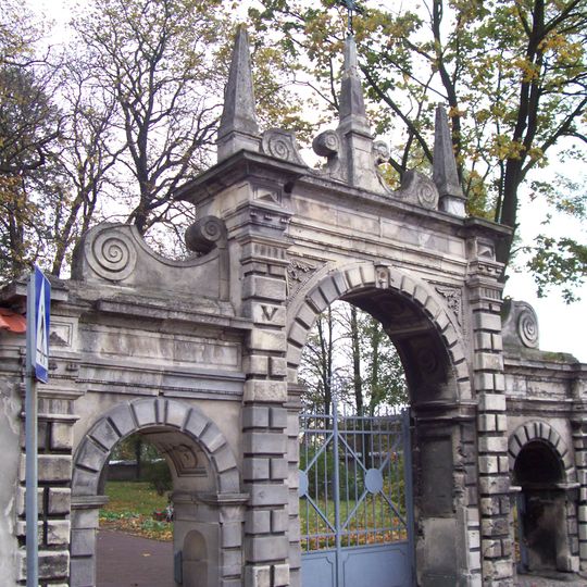 Brama zachodnia, poł. XVII