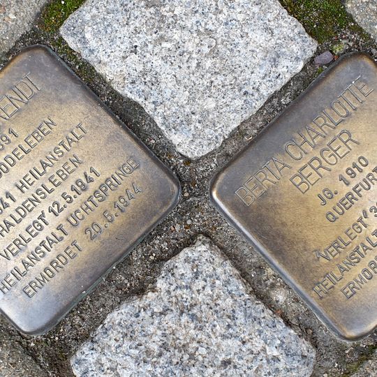 Stolperstein à la mémoire de Martha Arendt