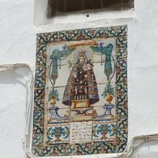 Ceramic panels of Our Lady of the Forsaken at the chapel of the Forsaken, Chelva