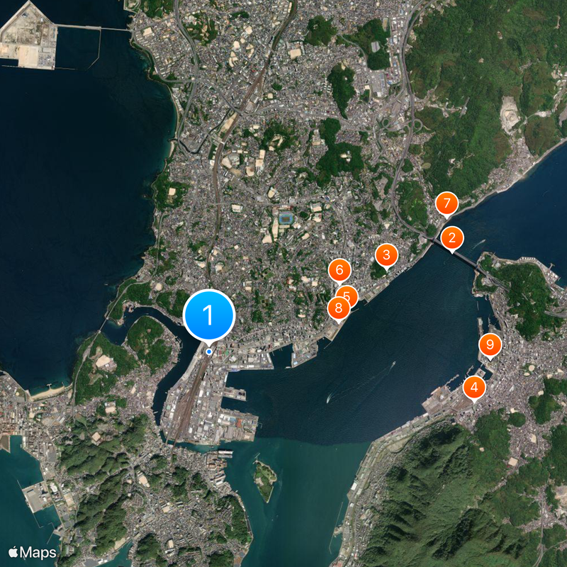 Shimonoseki Station Map