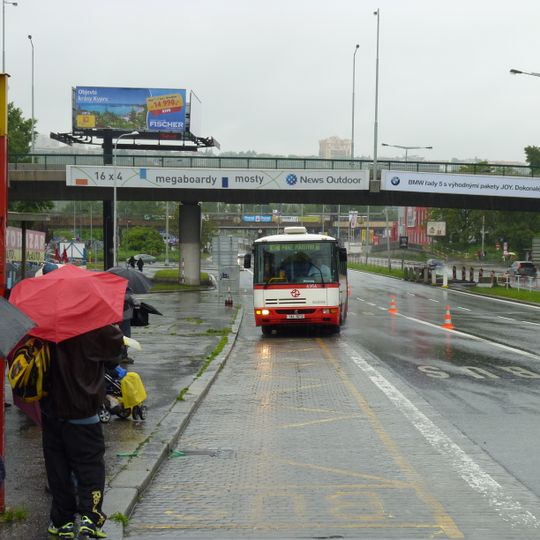 Bridge of Vrbenského street over Argentinská street