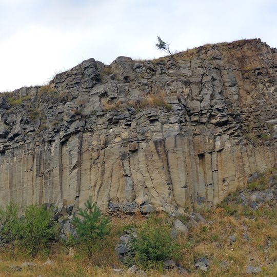 Die Basaltsäulen von Racoș