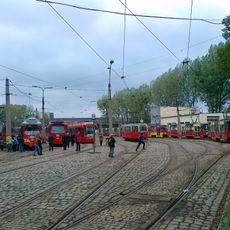 Tram depot in Bytom-Stroszek