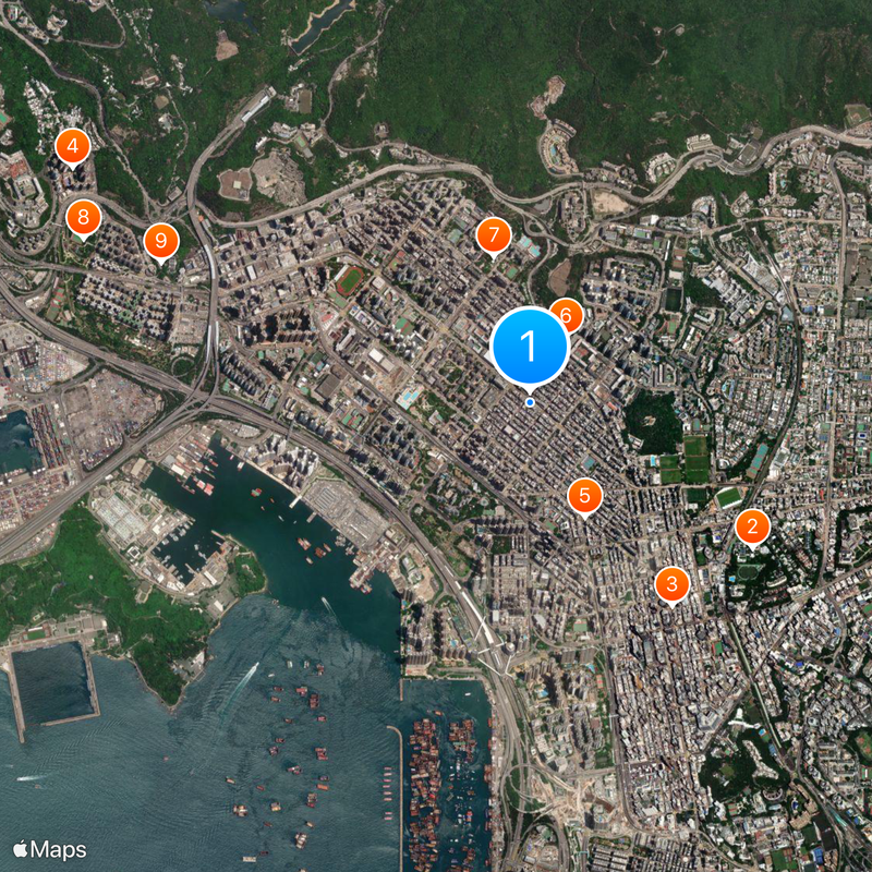 Distretto di Sham Shui Po Mappa