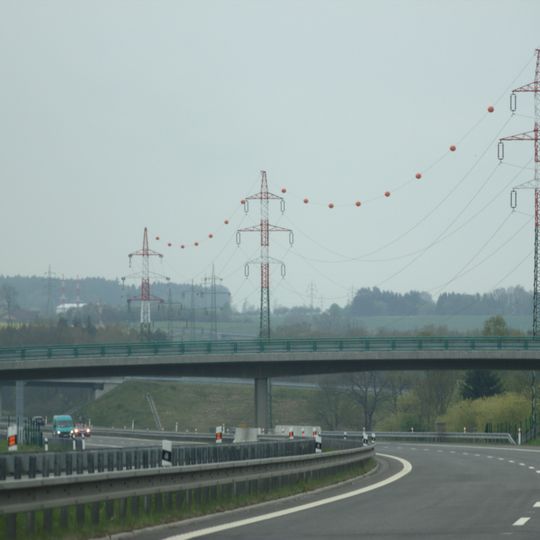 Severní most přes dálnici D3 u Strkova