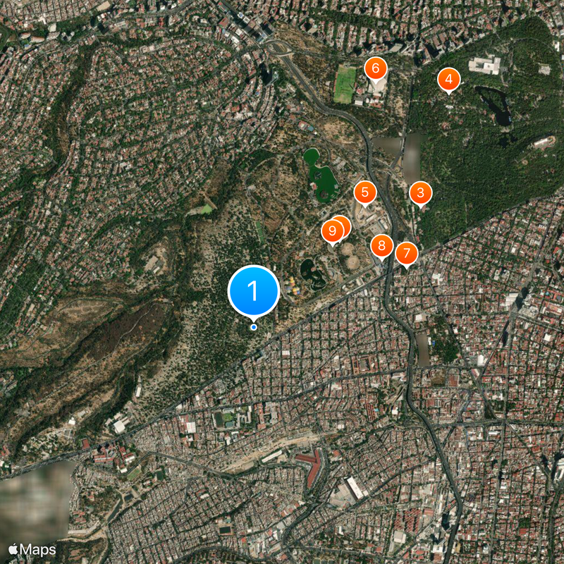 Rotonda de las Personas Ilustres Map
