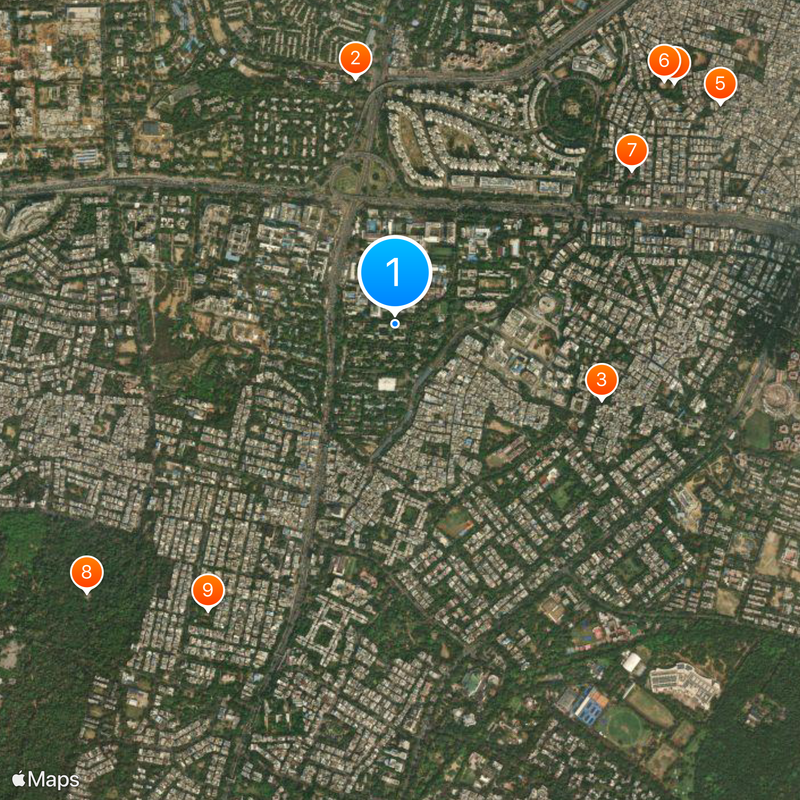 All India Institute of Medical Sciences, New Delhi Map