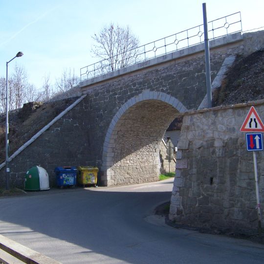 Railway bridge in Řeporyje