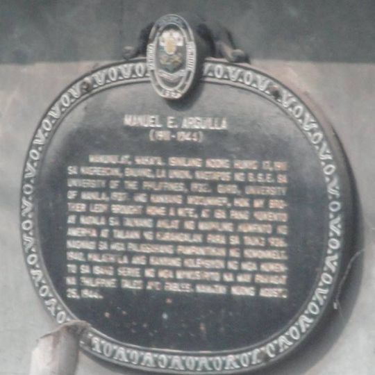 Manuel E. Arguilla historical marker