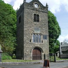 Tower of ruined chapel of St Margaret