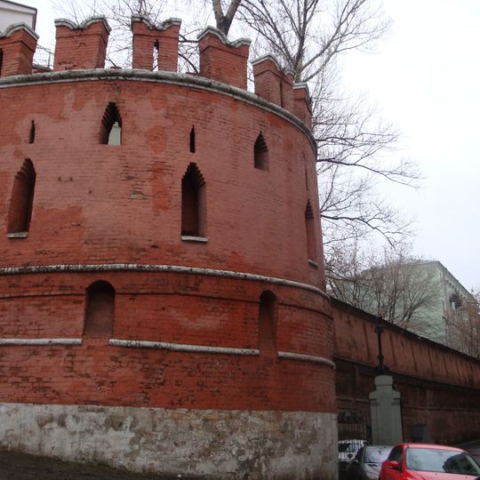 Башня Китай-города с пряслом стены