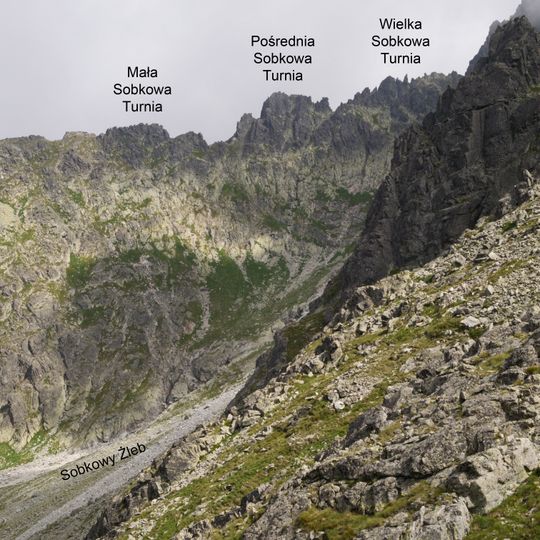 Pośrednia Sobkowa Turnia