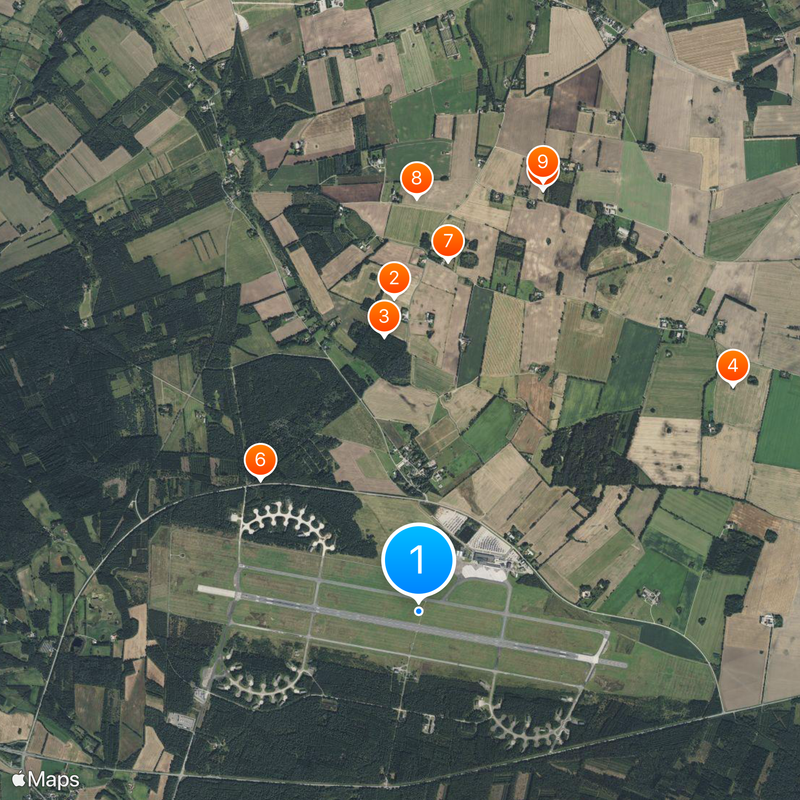 Aarhus Airport Map