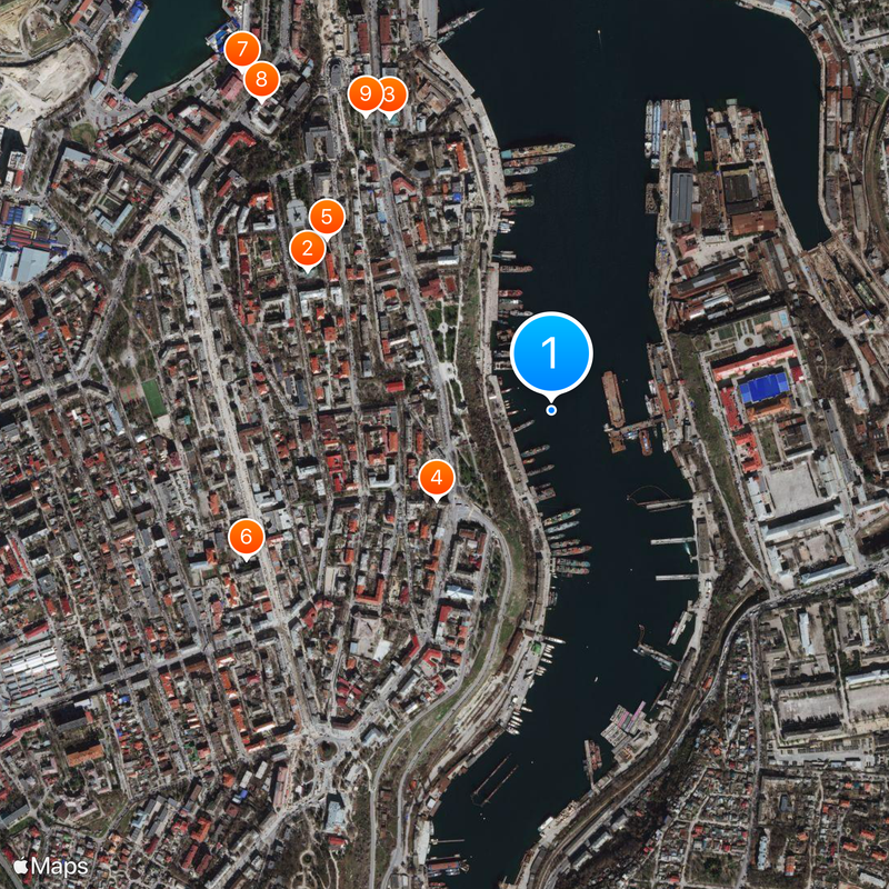 Sevastopol Naval Base Map