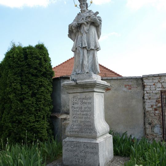 Socha svatého Jana Nepomuckého v Syrovicích