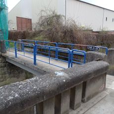 Lávka přes Klenici východně od pivovaru v Mladé Boleslavi