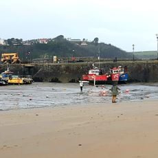 The Pier, including four bollards