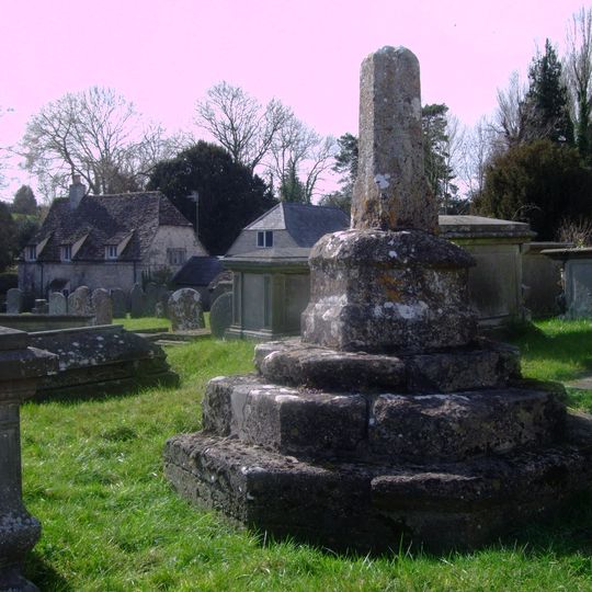 Medieval cross in St Mary's churchyard
