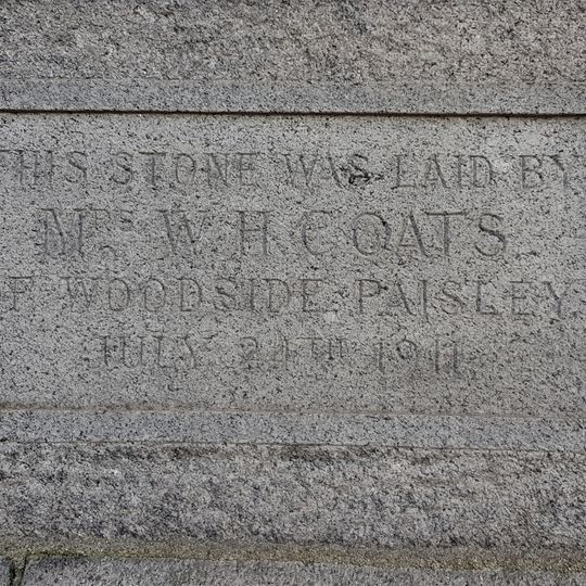 Foundation Stone, John Knox Church, Aberdeen