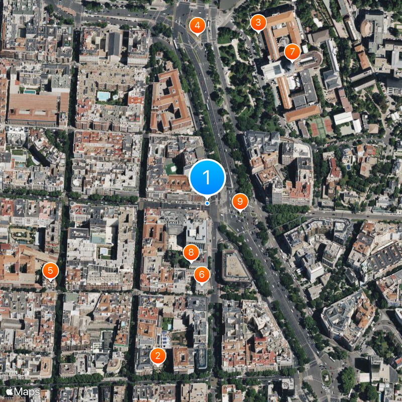 Madrid Metro Line 7 Map