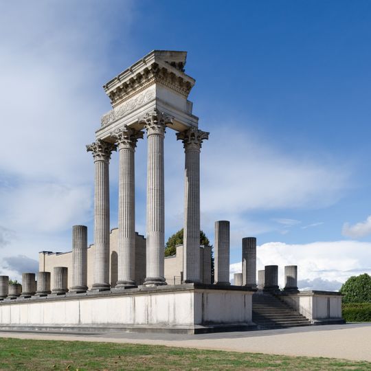 Reconstructed Roman harbour temple