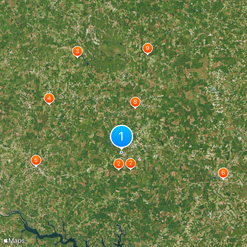 Brunswick County Map