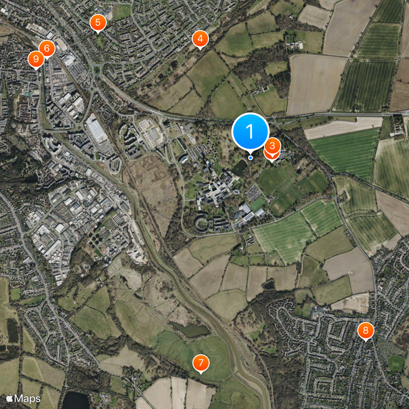 University of Essex Map
