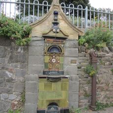 Fountain Set In Wall At Pier Copse