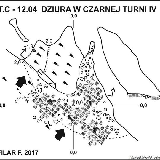 Dziura w Czarnej Turni IV