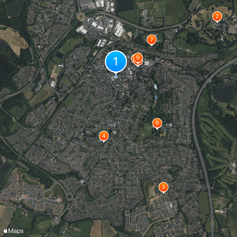 Droitwich Spa Mappa