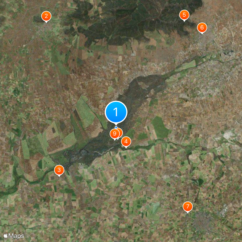 Tablas de Daimiel National Park Map