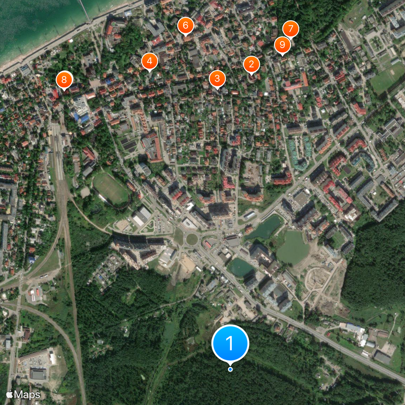 Zelenogradsk Map
