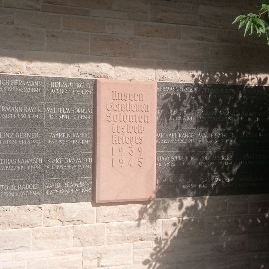 Kriegergedächtnistafeln Unterkessach