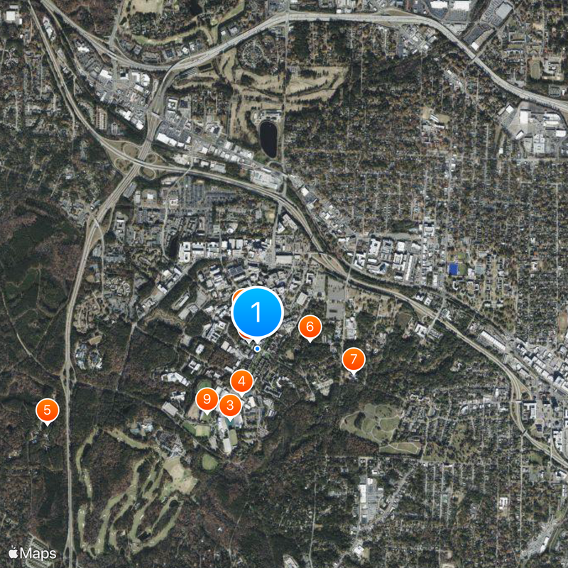 Duke University Map