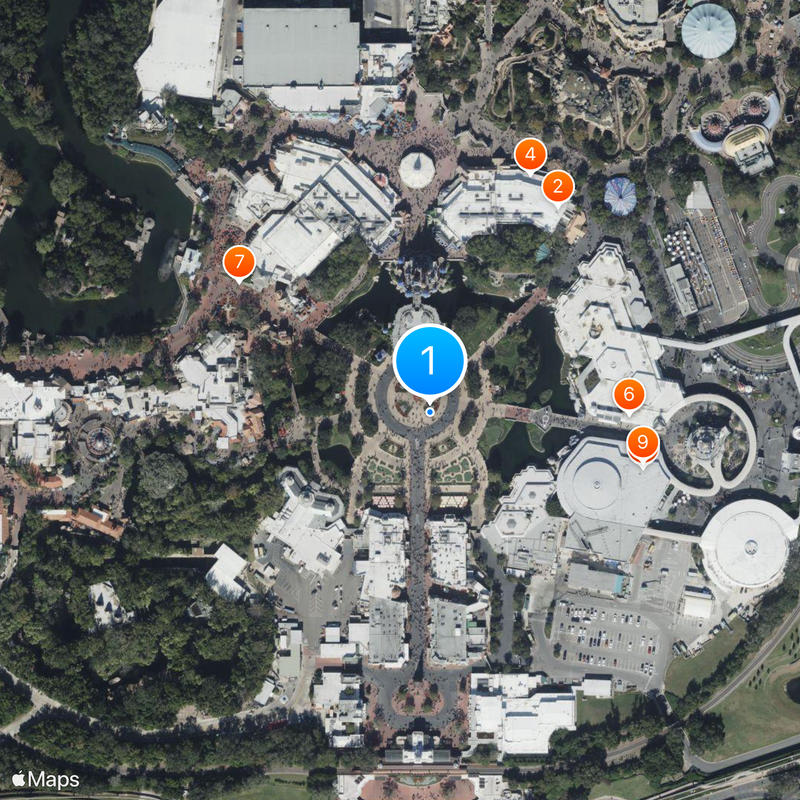 Magic Kingdom Mapa