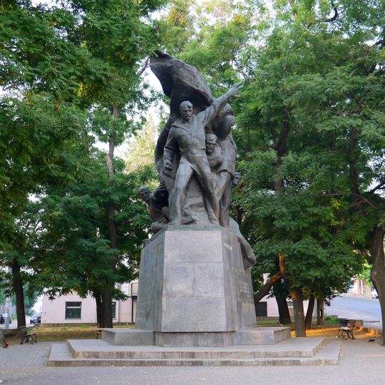 Monument to rebels of Potemkin battleship