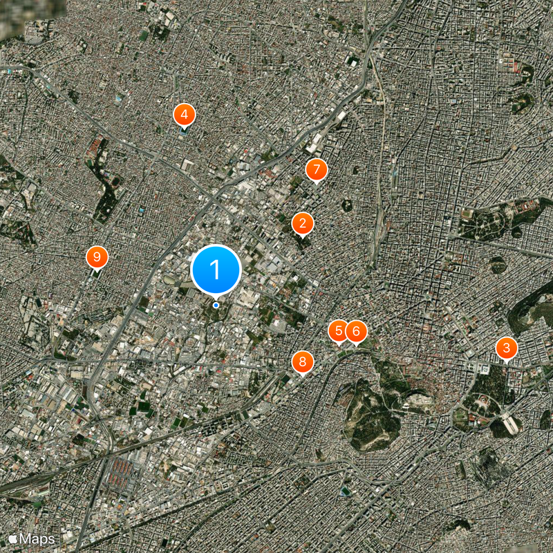 Panathinaikos F.C. New Stadium Map