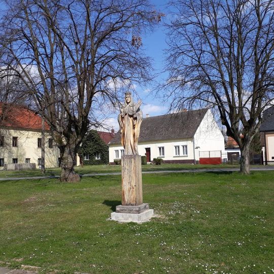 Socha svaté Barbory v Ratibořských Horách