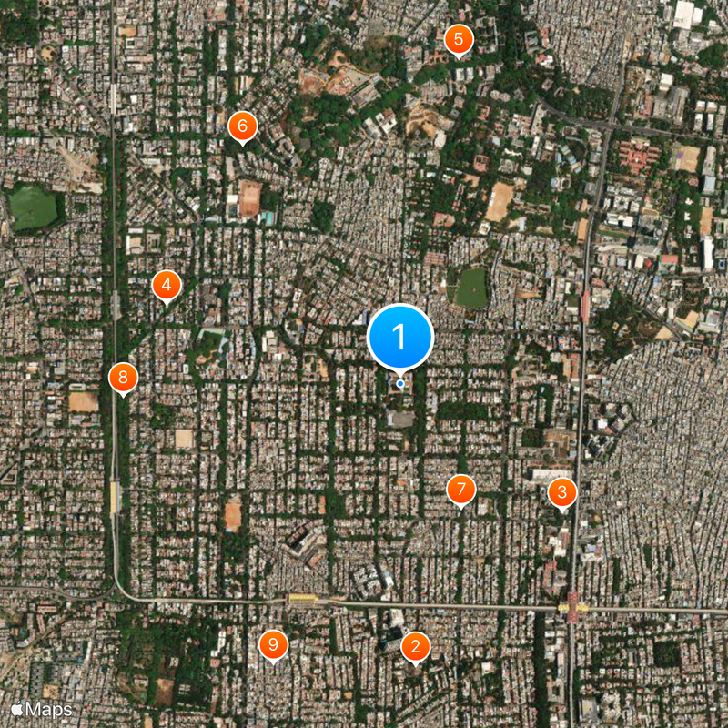 Rajiv Gandhi University of Health Sciences Map