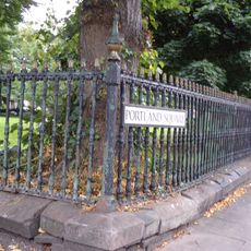 Wall And Railings Around Central Gardens