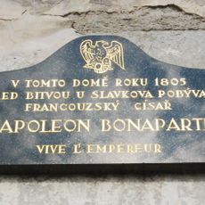 Pamětní deska Napoleona Bonaparta ve Znojmě