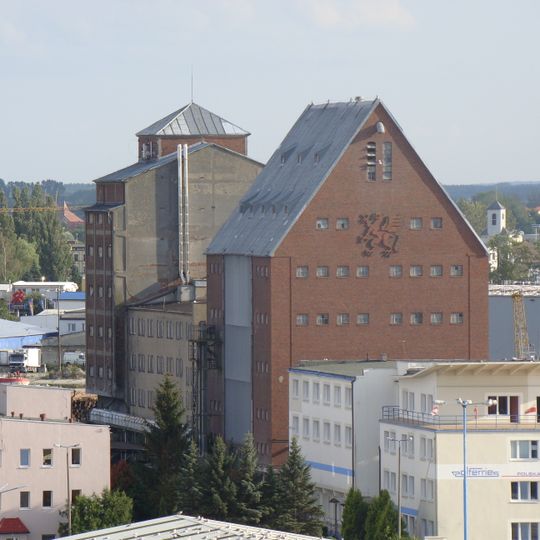 Grain elevators complex in Kołobrzeg