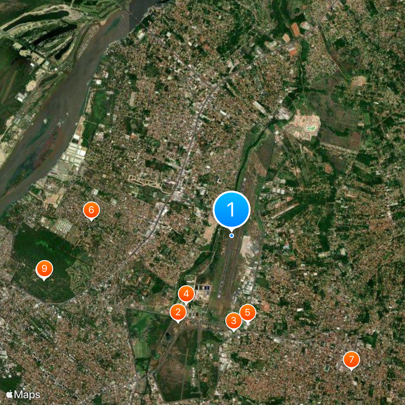 Silvio Pettirossi International Airport Map