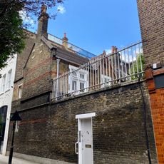 St Giles Almshouses And Walls And Railings