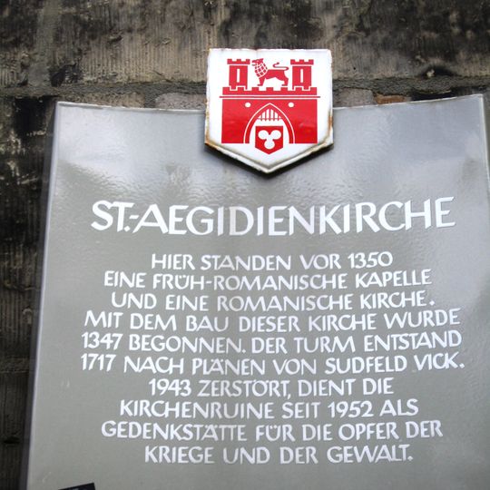 Stadttafel St. Aegidienkirche