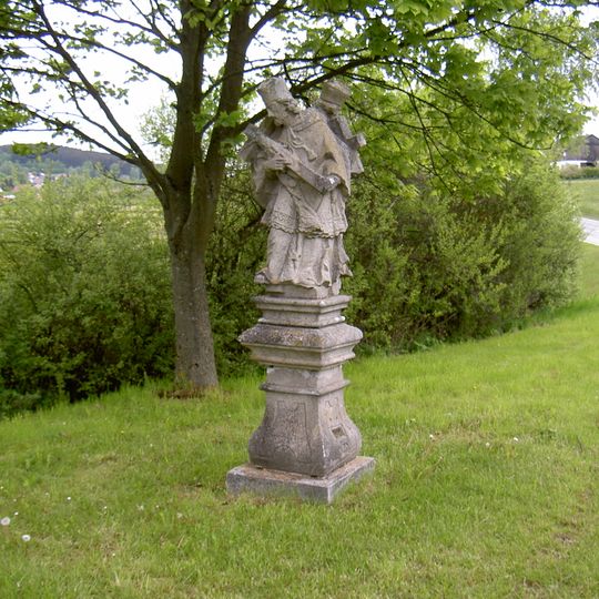 Steinfigur hl. Johannes von Nepomuk