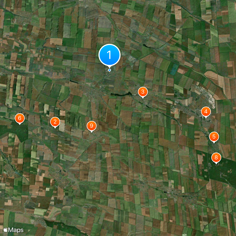 Vuhledar Map