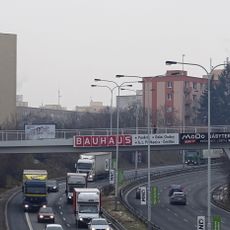 Footbridge over Spořilovská street
