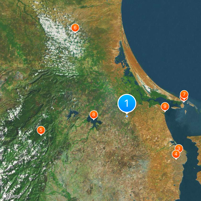 Municipio Mara Karte