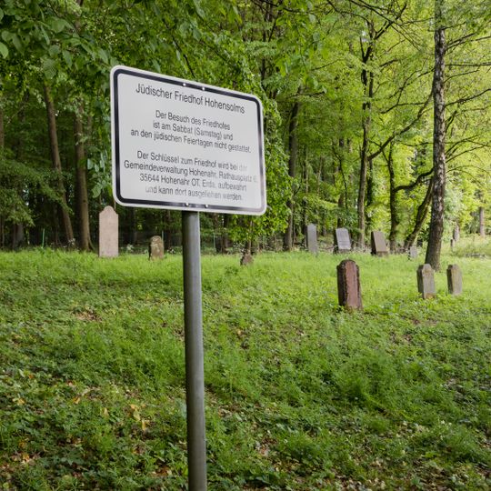 Jewish cemetery in Hohensolms
